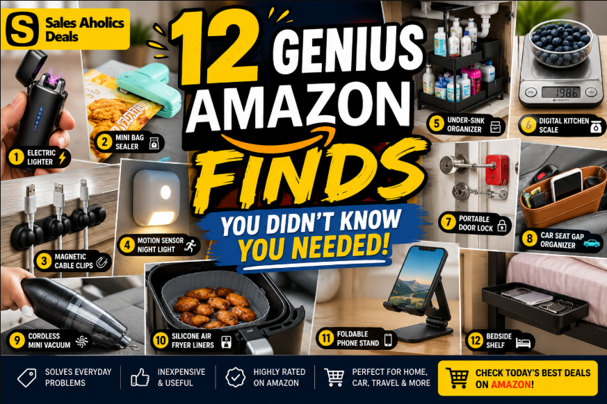 12 Genius Amazon Finds You Didn't Know You Needed in 2026