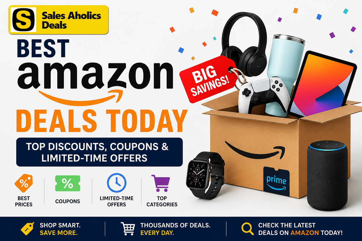 Best Amazon Deals Today – Coupons, Clearance & Deals Under $10