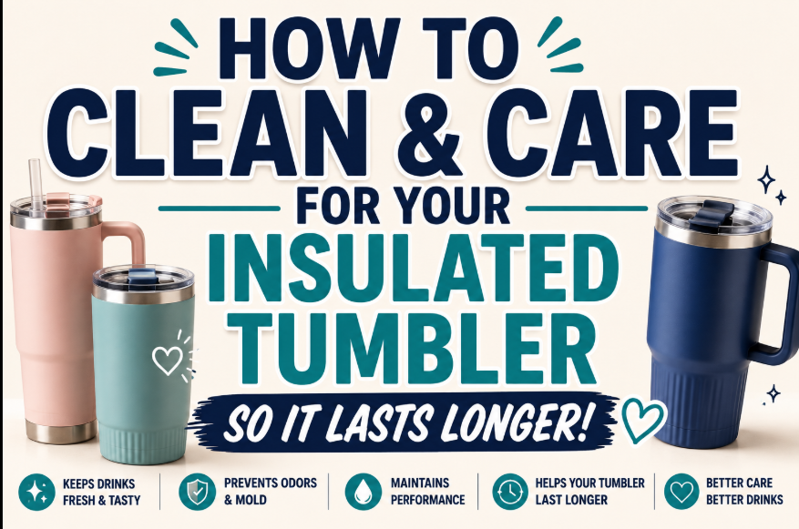 How to Clean and Care for Your Insulated Tumbler So It Lasts Longer